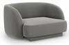 Tugitool Micadoni Home Miley Velvet, 85 x 109 x 74 cm, helehall