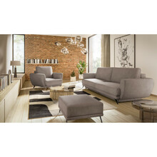 Mööblikomplekt Eltap Megis, 3F & 1F & Pouf, siseruumidesse, hall
