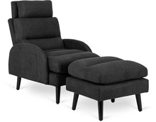 Tugitool jalatoega MEBEL ELITE Henry, must