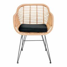 Aiatoolide komplekt House Nordic Trieste, 60 x 57 x 82 cm, naturaalne, kunstrotang, 2 tk