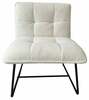Tugitool Homla Nelox, 69 x 63 x 73 cm, helepruun - ecru
