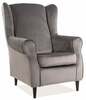 Tugitool Signal Meble Baron Velvet, 75 x 80 x 101 cm, hall