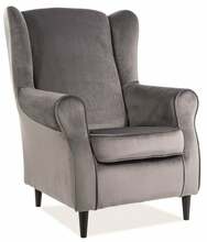 Tugitool Signal Meble Baron Velvet, 75 x 80 x 101 cm, hall