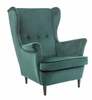 Tugitool Signal Meble Lord Velvet, 72 x 85 x 101 cm, roheline