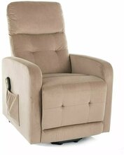 Lamamistool Signal Meble Otus II Velvet, 92 x 66 x 100 cm, beež, Bluvel 28