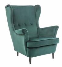 Tugitool Signal Meble Lord Velvet, 72 x 85 x 101 cm, roheline