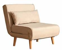 Tugitool Hanah Home Folde Single, 80 x 50 x 42 cm, kreem