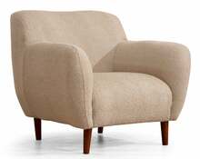 Tugitool Hanah Home Napoli 569HLN1521, helepruun, 95 x 96 x 86 cm
