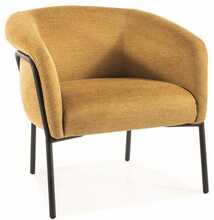 Tugitool Signal Meble Clover Brego, 68 x 69 x 71 cm, kollane