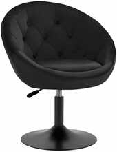 Pöörlev tugitool Activshop QS-BL12B, must samet
