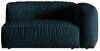Mooduldiivan Micadoni Martina Velvet, 160 x 106 x 75 cm, parem, tumesinine