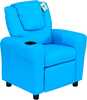 Laste tugitool Homcom, 62 x 52 x 69 cm, sinine