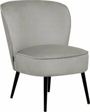 Tugitool Beliani Voss, 52 x 60 x 76 cm, samet, helehall
