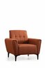 Tugitool Atelier Del Sofa Hamlet, 90 x 95 x 77 cm, punane