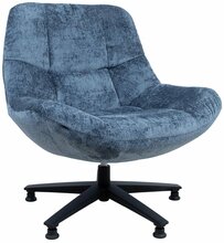 Tugitool Home4you Kendra, 76 x 79.5 x 83 cm, sinine