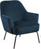 Tugitool Actona Melissa, 75 x 75 x 83 cm, tumesinine