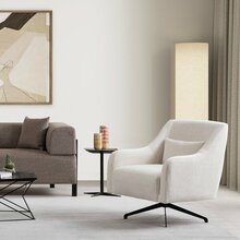 Tiibtool Asir Gio Bergere, 95 x 88 x 80 cm, valge