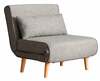 Tugitool Hanah Home Folde Single, 80 x 50 x 42 cm, helehall