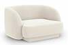 Tugitool Micadoni Home Miley Velvet, 85 x 109 x 74 cm, kreemjas