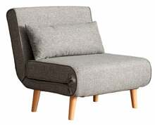 Tugitool Hanah Home Folde Single, 80 x 50 x 42 cm, helehall