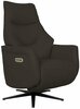 Tugitool recliner Home4You Dayana, 84 x 74 x 115 cm, pruun nahk