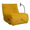 Puhketool Home4You Win-Win, 95 x 80 x 90 cm, kollane, manuaalne mehhanism