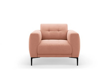 Tugitool Micadoni Home Bemy, 85 x 85 x 86 cm, velvet, roosa
