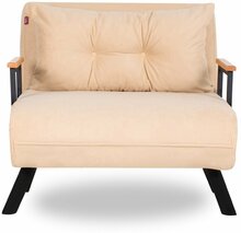 Magamistugitool Hanah Home Sando, 78 x 60 x 78 cm, kreemjas