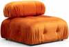 Tugitool Hanah Home Bubble O1, 95 x 95 x 75 cm, punane/oranž