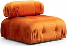 Tugitool Hanah Home Bubble O1, 95 x 95 x 75 cm, punane/oranž