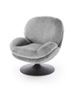 Tugitool Leisure Furniture Shell, 87 x 80 x 86 cm, hall, pöörlev