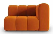 Mooduldiivan Micadoni Home Lupine Velvet, 114 x 87 x 70 cm, oranž, parem