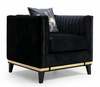 Tugitool Hanah Home Bellino, 83 x 85 x 75 cm, must