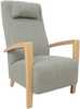 Tugitool Home4you Venla, 65.5 x 65 x 104 cm, beež/hall