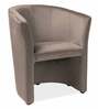Tugitool Signal Meble TM-1, 67 x 60 x 76 cm, liivakarva pruun, velvet