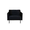 Tugitool Venture Home Zoom, 84 x 80 x 95 cm, must velvet