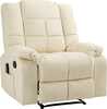 TV tugitool recliner Homcom, 94 x 99 x 99 cm, kreemvalge