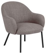 Tugitool Actona Spencer, 75 x 70 x 75 cm, pruun, teras matt must