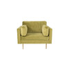 Tugitool Venture Home Boom, 86 x 84 x 110 cm, roheline velvet