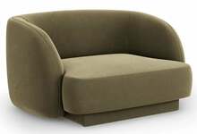 Tugitool Micadoni Home Miley Velvet, 85 x 109 x 74 cm, roheline