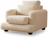 Tugitool Hanah Home River 560ARE1836, 100 x 105 x 90 cm, helepruun