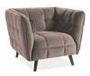 Tugitool Signal Meble Castello Velvet 1, 92 x 85 x 78 cm, beež