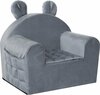 Laste tugitool Hobbygarden Bari Graphite, 49 x 36 x 42 cm, hall