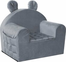 Laste tugitool Hobbygarden Bari Graphite, 49 x 36 x 42 cm, hall