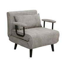 Tugitool-voodi Home4You Hannes, 76,5 x 84 x 81 cm, hall