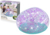 Täispuhutav tugitool Bestway Glitter Dream, 114 x 112 x 66 cm, lilla/hõbe/läbipaistev/türkiis