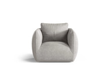 Tugitool Micadoni Iga, 95,5 x 87 x 80 cm, Light Grey, 1 koht