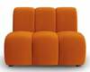 Mooduldiivan Micadoni Home Lupine Velvet, 90 x 87 x 70 cm, oranž