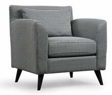 Tugitool Kalune Design Nordic, 75 x 82 x 83 cm, must/valge