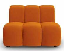 Mooduldiivan Micadoni Home Lupine Velvet, 90 x 87 x 70 cm, oranž